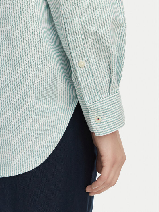 Tommy Hilfiger Tommy Hilfiger Krekls WW0WW46111 Gaiši zaļa Relaxed Fit