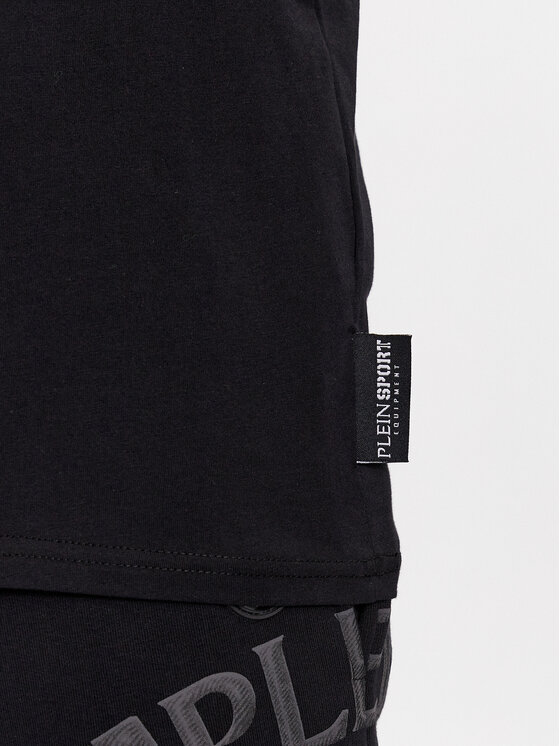Plein Sport Plein Sport T-shirt SADC MTK6907 SJY001N Nero Regular Fit