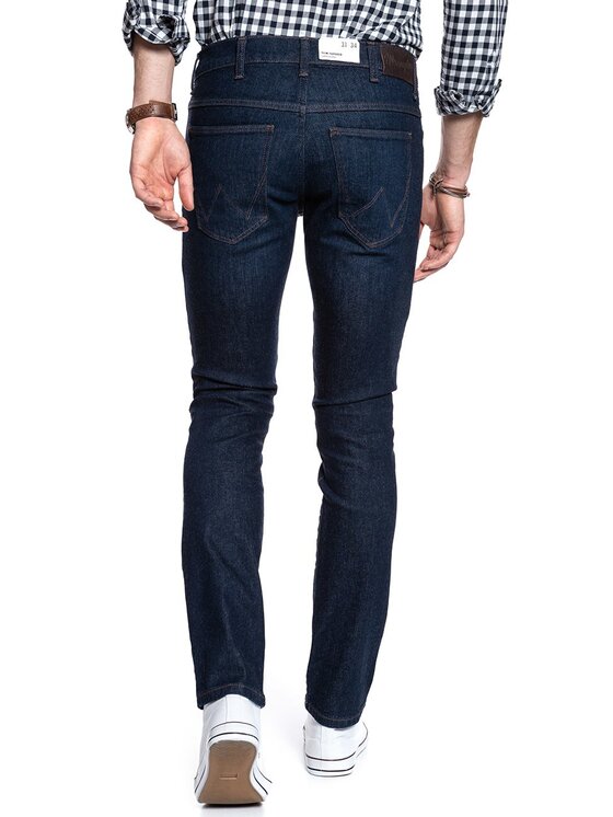 Wrangler Wrangler Jeansy LARSTON Niebieski Slim Fit