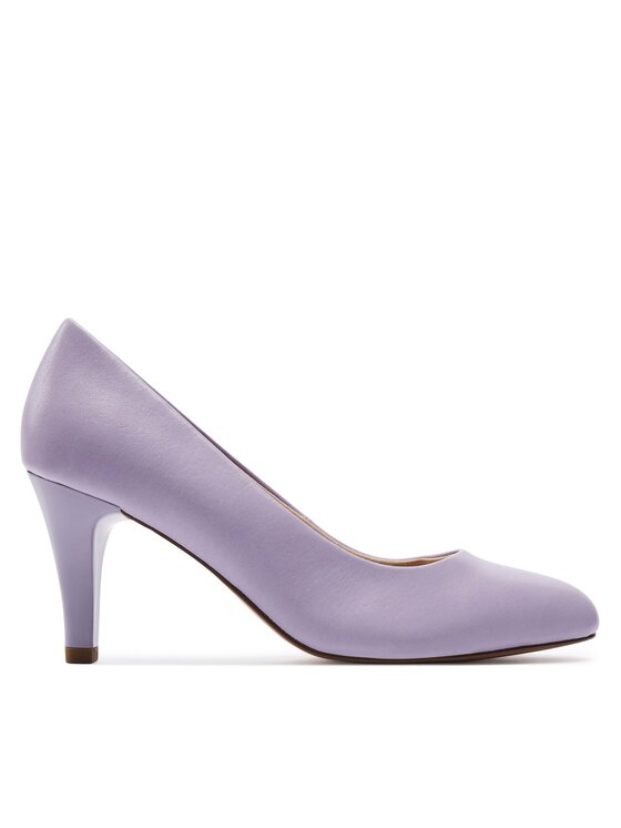 Pantofi cu toc subțire Caprice 9-22405-42 Lavender Nappa 527