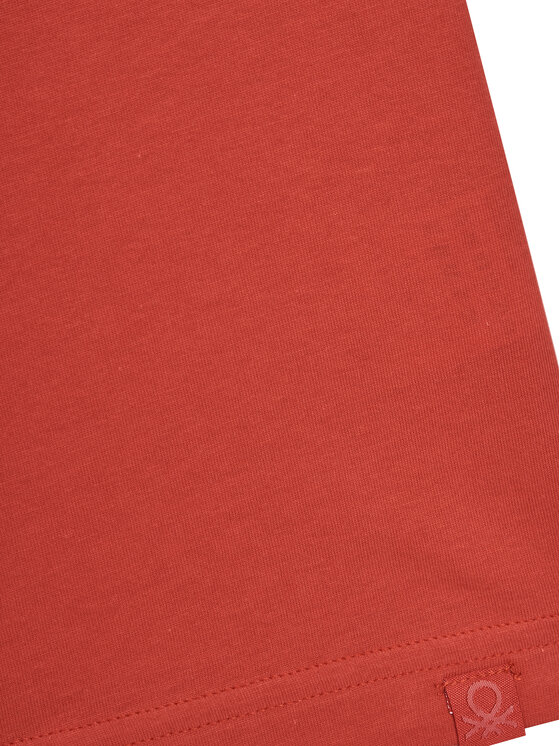 United Colors Of Benetton United Colors Of Benetton Тишърт 3I1XC109W Червен Regular Fit