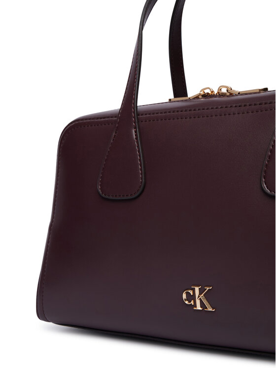 Calvin Klein Calvin Klein Handtasche Ck Medium Bowling Bag LV04F3610G Dunkelrot