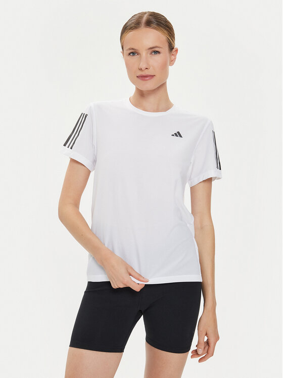 adidas adidas Tehnička majica Own The Run IK7442 Bijela Regular Fit