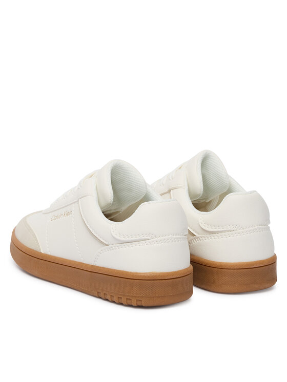 Calvin Klein Calvin Klein Laisvalaikio batai Low Cut Lace-Up Sneaker V3X9-83159-1269 S Balta