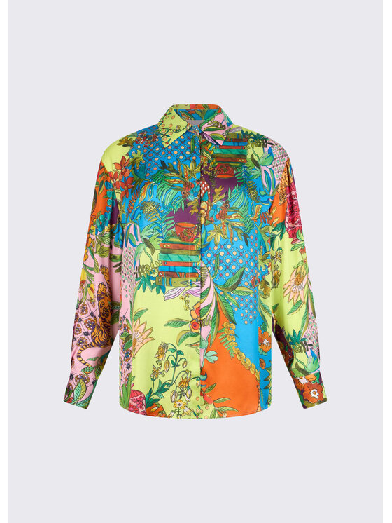 Liu Jo Liu Jo Camicia WA6485T471AP9363 Viola Regular Fit