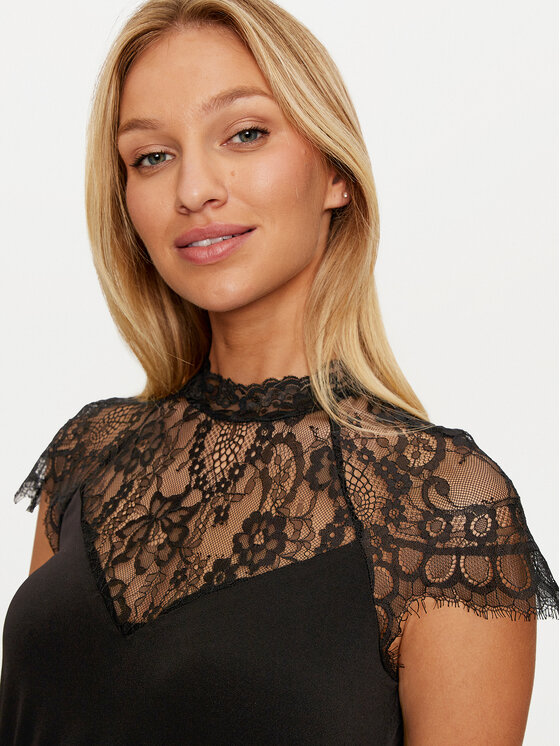 Vero Moda Vero Moda Koktejlové šaty Milla 10319974 Černá Standard Fit