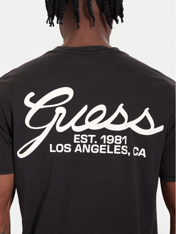 Guess Guess Tricou M5BI70 I3Z14 Negru Regular Fit