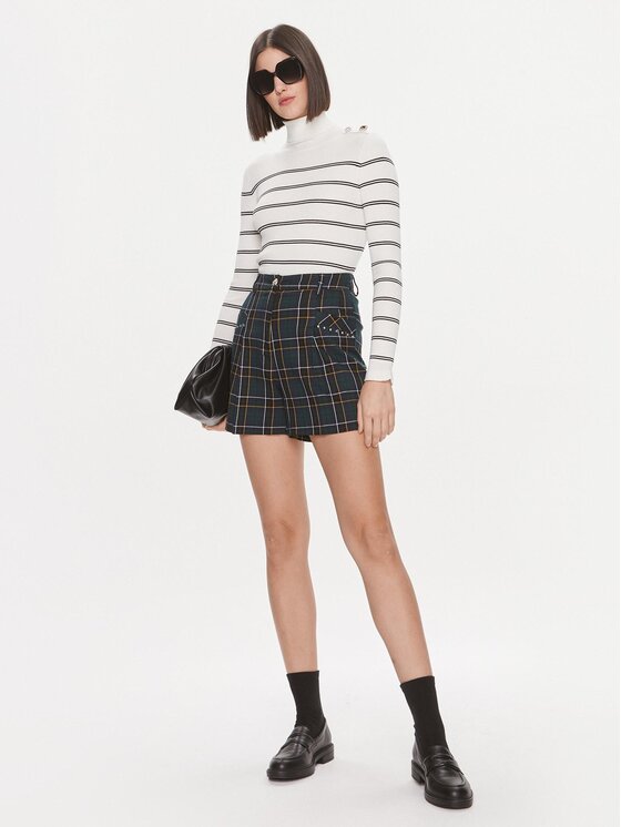 Liu Jo Liu Jo Rolák MF3002 MS99E Biela Slim Fit