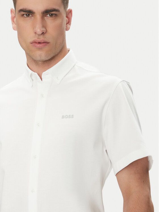 BOSS BOSS Krekls B_MOTION_S 50533149 Balts Regular Fit