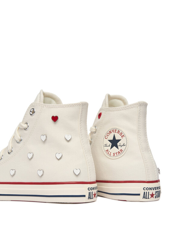 Converse Converse Plátěnky Chuck Taylor All Star Hearts A19055C Bílá