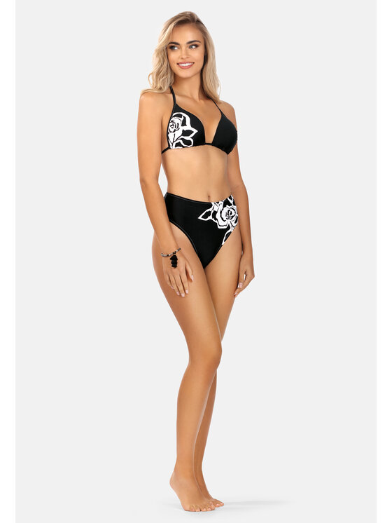Miss Lou Miss Lou Bikini ML010 Czarny