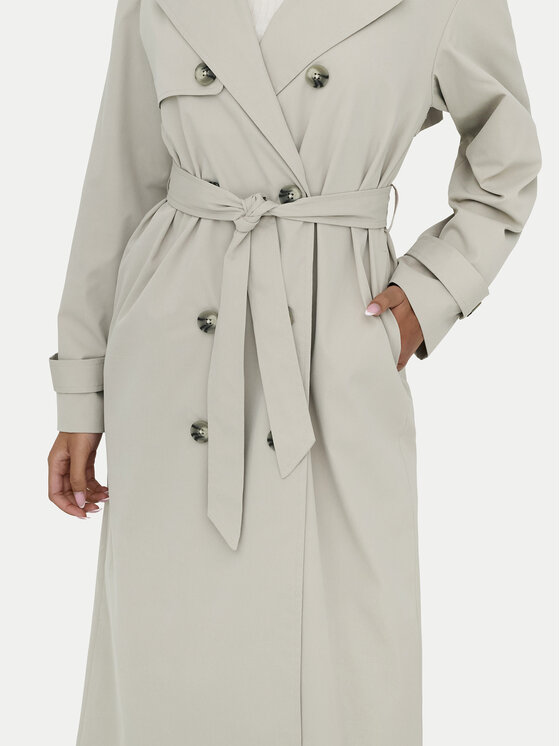 ONLY ONLY Тренч Disa 15361536 Бежов Regular Fit