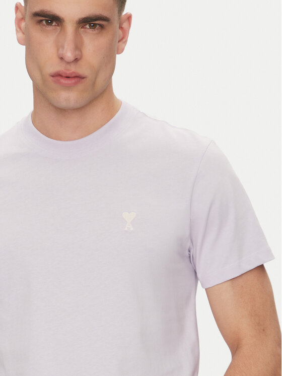 AMI PARIS AMI PARIS T-krekls HTS060.724 Violets Regular Fit