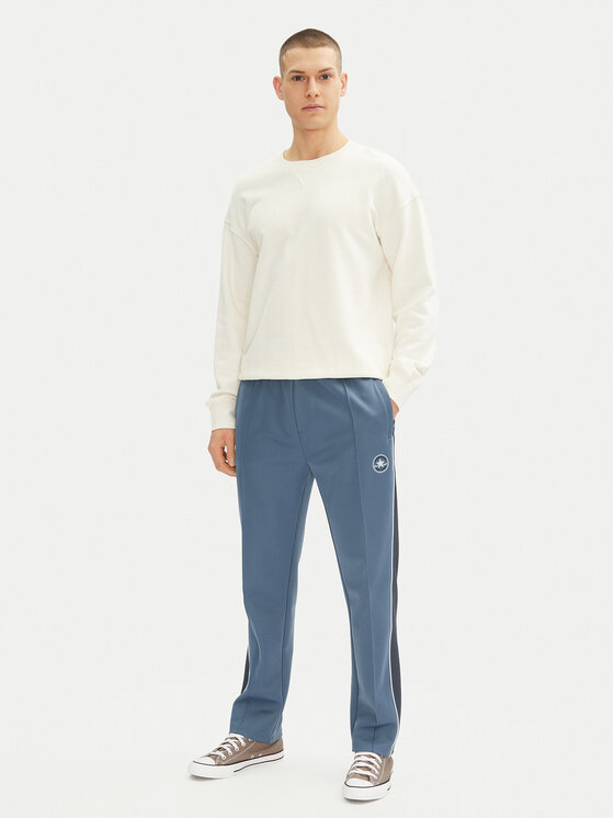 Converse Converse Спортивні штани Retro Track 10027328-A01 Голубий Regular Fit