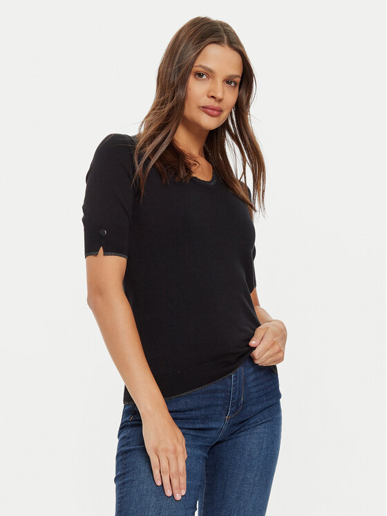 Liu Jo Blúzka WF4010 MS49I Čierna Regular Fit