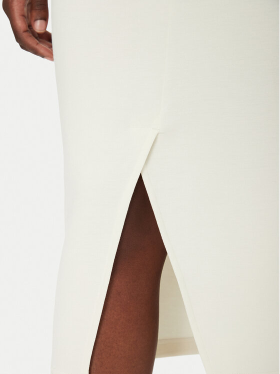 Fransa Fransa Midi szoknya 20615495 Ekru Regular Fit