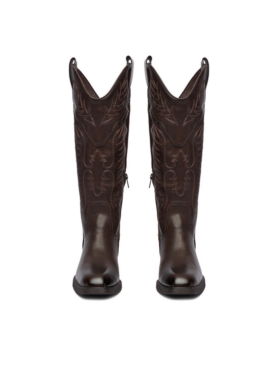 JENNY JENNY Cizme și botine cowboy CEO-HY60231-1 Maro