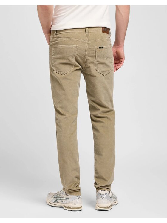 Lee Lee Spodnie materiałowe SLIM FIT MVP Beżowy Slim Fit