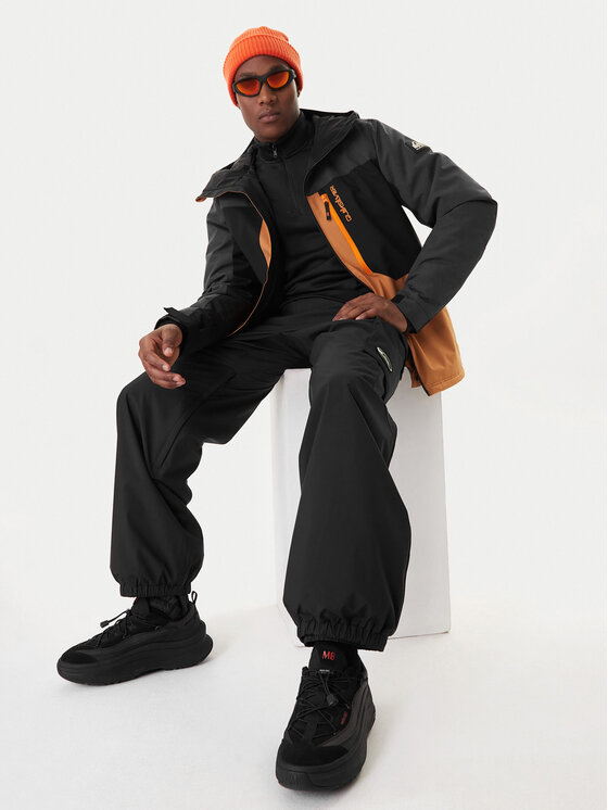 Quiksilver Quiksilver Ски панталони Snow Down Cargo EQYTP03231 Черен Relaxed Fit