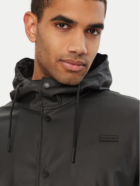 Hunter Hunter Μπουφάν αδιάβροχο HARU0003242 Μαύρο Regular Fit