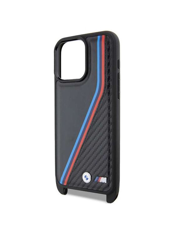 BMW Motorsport BMW Motorsport Etui na telefon Apple iPhone 15 Pro Czarny