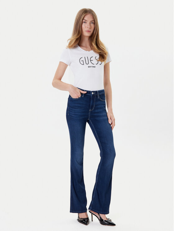 Guess Guess T-krekls W5YI05 J1314 Balts Regular Fit