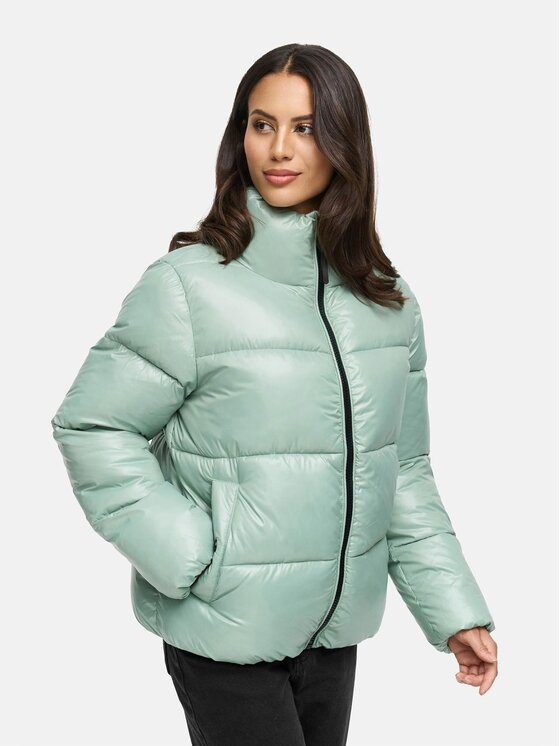 Marikoo Marikoo Kurtka zimowa Hazalee Zielony Regular Fit