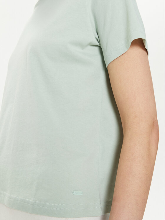 4F 4F T-Shirt 4FWSS24TTSHF1360 Zelená Regular Fit