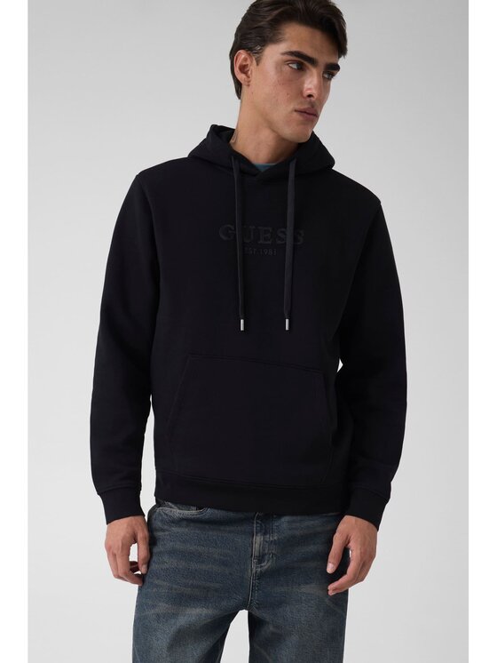 Guess Guess Mikina 184009 Černá Classic Fit