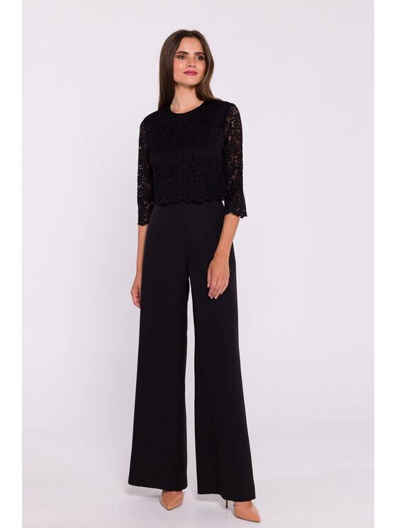 Stylove Stylove Kombinezon S381 Czarny Ladies Fit