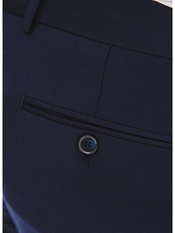 Pako Lorente Pako Lorente Spodnie garniturowe P25WF-6G-005 Granatowy Super Slim Fit