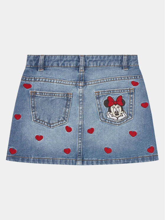 OVS OVS Φούστα τζιν 1962216 Μπλε Regular Fit