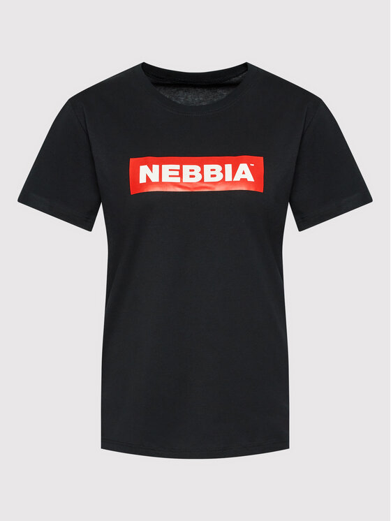 NEBBIA NEBBIA Marškinėliai 592 Juoda Regular Fit