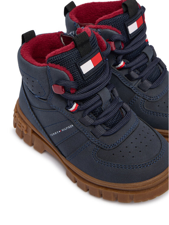 Tommy Hilfiger Tommy Hilfiger Auliniai batai T1X5-34127-1696800 Tamsiai mėlyna