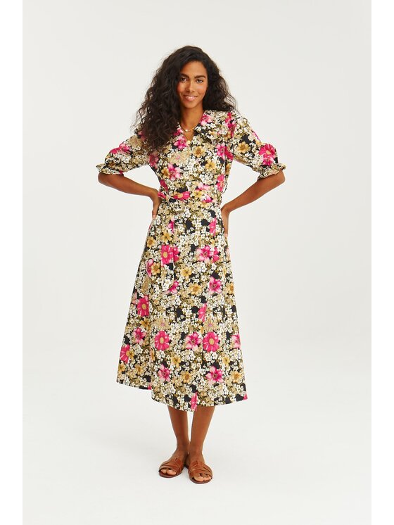 NAOKO NAOKO Každodenní šaty Meadow Muse Barevná Regular Fit