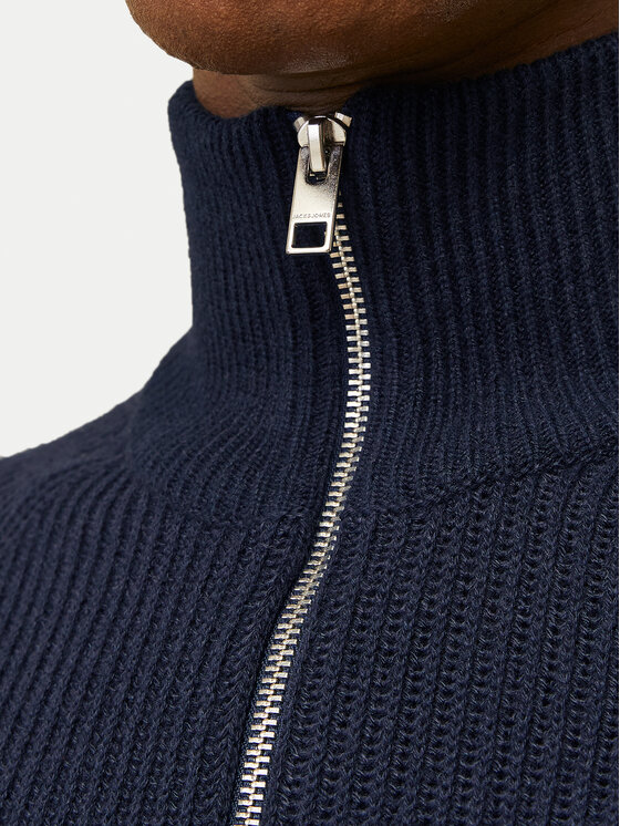 Jack&Jones Jack&Jones Pulover Pannel 12258473 Mornarsko modra Regular Fit
