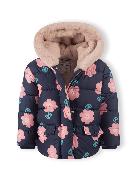 minoti minoti Kurtka zimowa 32COAT101 Granatowy Regular Fit