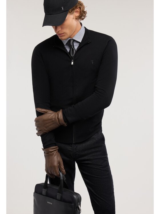 Trussardi Trussardi Cardigan M0188000085N033 Nero Regular Fit