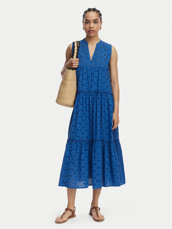 LOLA CASADEMUNT LOLA CASADEMUNT Vasarinė suknelė LS2616017 Mėlyna Regular Fit