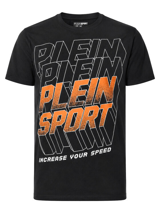 Plein Sport Plein Sport Tričko 31530 Čierna Regular Fit