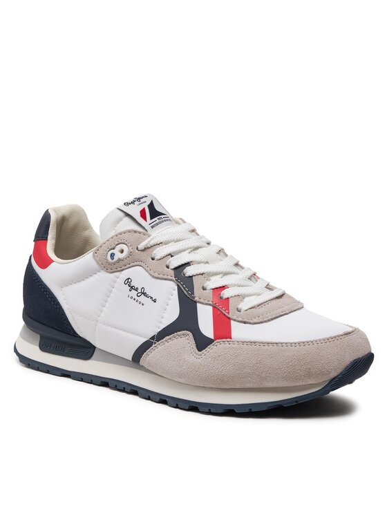 Pepe Jeans Pepe Jeans Sneakersy Brit Road M PMS40007 Bílá