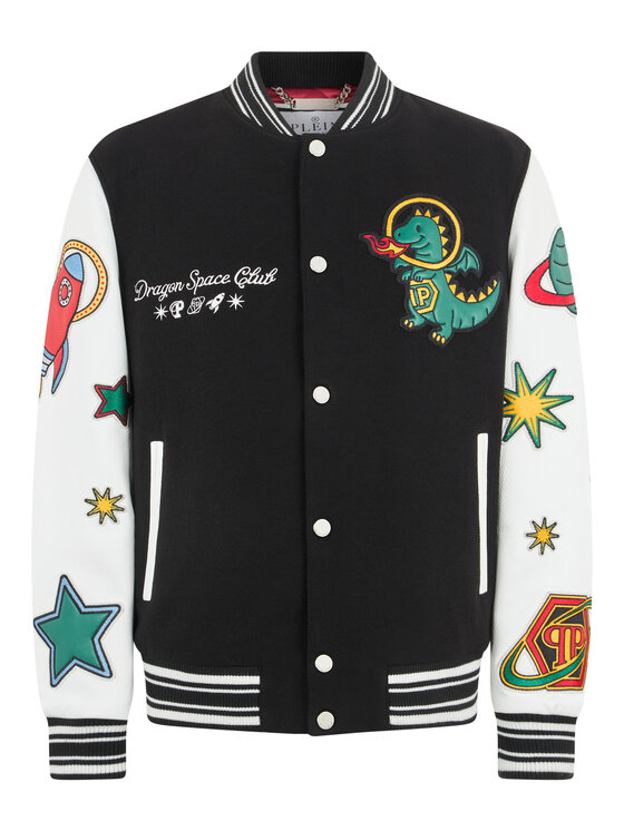 PHILIPP PLEIN PHILIPP PLEIN Bunda bomber 31139 Černá Regular Fit
