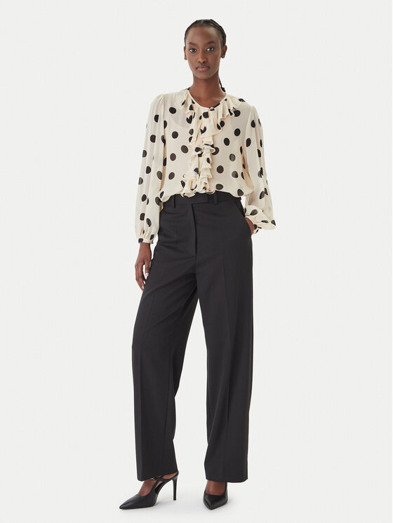 Marella Marella Cămașă Valanga 2613111122 Bej Relaxed Fit
