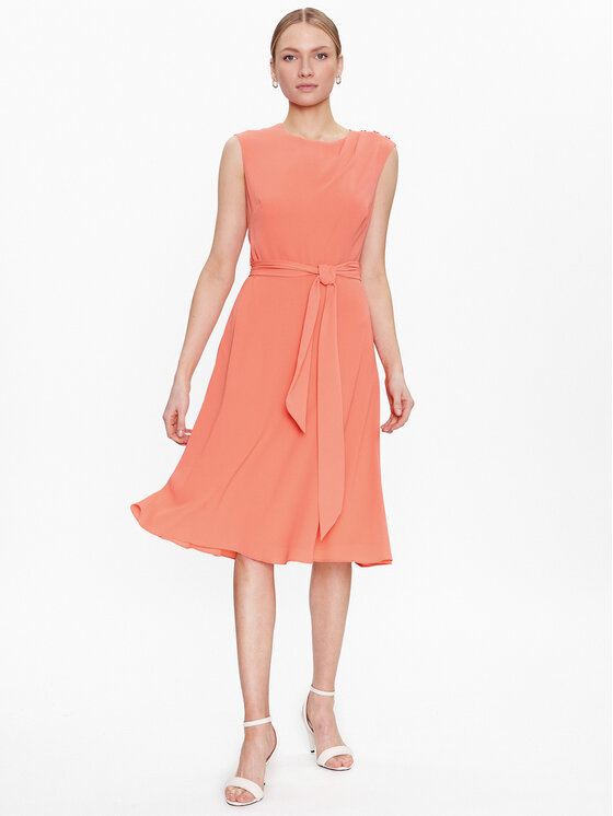 LAUREN RALPH LAUREN Lauren Ralph Lauren Vsakodnevna obleka 250889183 Oranžna Regular Fit