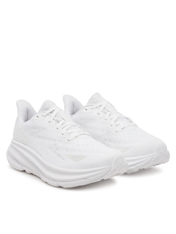 Hoka Hoka Παπούτσια για Τρέξιμο Clifton 9 Wide 1132211 Λευκό