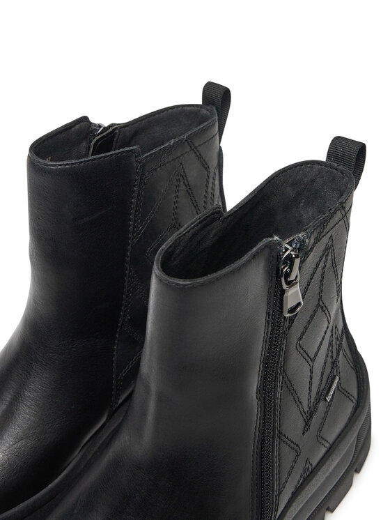 Geox Geox Čizme Spherica EC7 D46WSG 04322 C9999 Crna