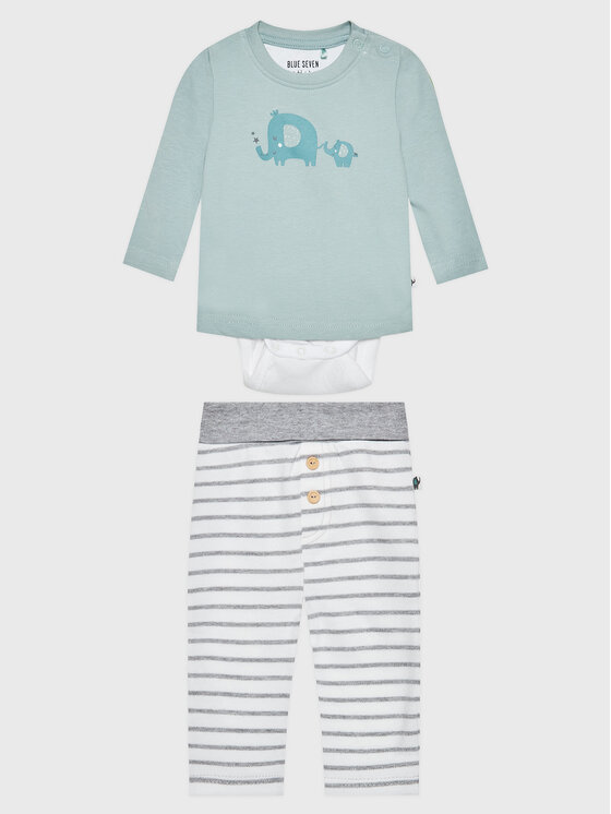 Completo maglietta e leggings Blue Seven