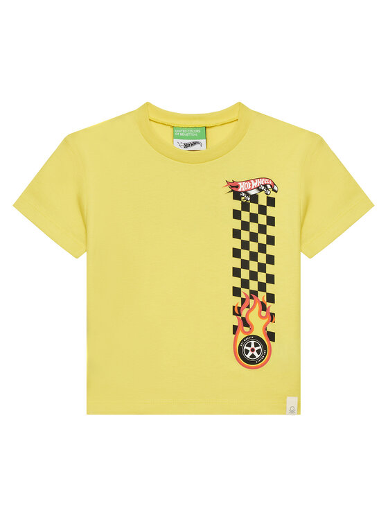 United Colors Of Benetton T-Shirt 3I1XG10I3 Zielony Regular Fit