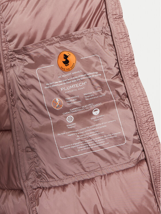 Save The Duck Save The Duck Žieminė striukė D40279W IRIS19 Rožinė Regular Fit