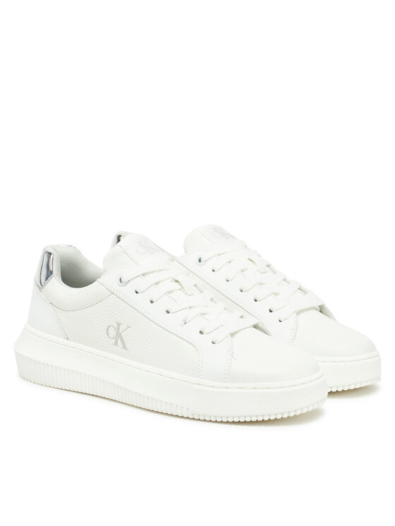 Calvin Klein Jeans Calvin Klein Jeans Laisvalaikio batai Chunky Cupsole Low Mg YW0YW01769 Balta
